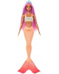 Кукла Barbie - Русалка с розова коса и синя корона