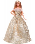 Кукла Barbie Signature - 2025 Holiday, със златиста рокля