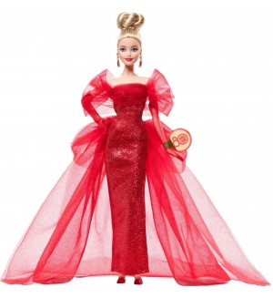 Кукла Barbie Signature - 80th Anniversary, в празнична рокля и руса коса
