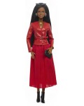 Кукла Barbie Signature - Milan Fashion Week, Brooklyn, с червено яке и плисирана пола