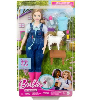 Кукла Barbie You Can Be Anything - Юбилейна 65-та годишнина, Ветеринар