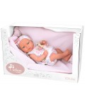 Кукла-бебе Arias - Инна с розово одеяло и аксесоари, 38 cm