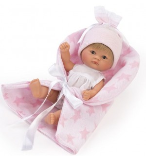Кукла бебе Asi - Чикита, с розово одеялце, 30 cm Кукла бебе Asi - Чикита, с розово одеялце, 30 cm