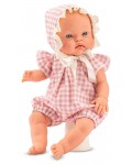 Кукла-бебе Asi Dolls - Алекс, с розов тоалет, 36 cm
