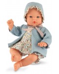 Кукла-бебе Asi Dolls - Koke, с нежен комплект в небесносиньо, 36 cm