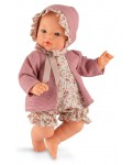 Кукла-бебе Asi Dolls - Коке, с нежен комплект в ягодово розово, 36 cm