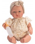 Кукла-бебе Asi Dolls - Оли, с боди на цветя, 30 cm