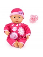 Кукла-бебе Bayer - Моите първи думи, 33 cm, на български