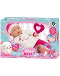 Кукла-бебе Loko Toys - Дай ми целувка, 43 cm