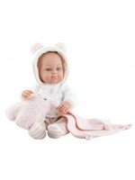 Кукла бебе Paola Reina Mini Pikolines - Момиче с дрешки, 32 cm