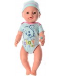 Кукла-бебе Raya Toys - 7 функции и 10 аксесоара, синя