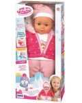 Кукла-бебе RS Toys - Със зимно розово облекло, 40 cm