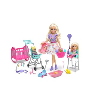 Кукла детегледачка Dreameez - С бебета и аксесоари Кукла детегледачка Dreameez - С бебета и аксесоари