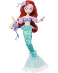 Кукла Disney Princess - Ариел, манга стил, с лилав топ и чантичка мида