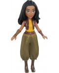 Кукла Disney Princess - Рая, с жълт топ и стилен елек, 9 cm