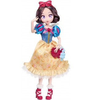 Кукла Disney Princess - Снежанка, манга стил, с пола на ябълки и червени обувки Кукла Disney Princess - Снежанка, манга стил, с пола на ябълки и червени обувки