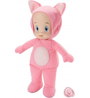Кукла Fisher Price Cleo&Cuquin - Кукин, с костюм на прасенце и биберон, 30 cm