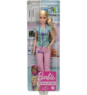 Кукла Mattel Barbie - С професия, Медицинска сестра