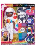 Кукла MGA Entertainment Rainbow High - WaterColor & Create, със зелени очи и дълга коса
