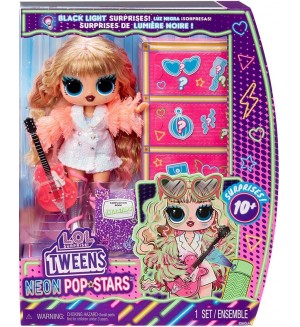 Кукла MGA Entertainment Surprise Tweens Neon Pop Stars - Теа Старс
