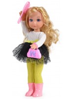 Кукла Moni - С пола пачка и зелен клин, 36 cm