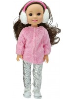 Кукла Moni Toys - Fairy Doll, в зимно облекло, 38 cm
