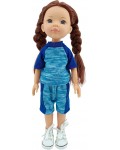Кукла Moni Toys - Pretty Doll, в спортен екип, 33 cm 