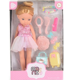 Кукла Moni Toys - С аксесоари,  33 cm
