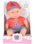 Кукла Moni Toys - С червени дрешки, 20 cm 