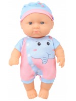 Кукла Moni Toys - С дрехи на слонче, 20 cm