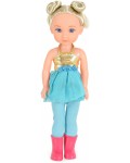 Кукла Moni - С лилава рокля, 36 cm