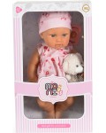 Кукла Moni Toys - С розова рокля и аксесоари, 30 cm 