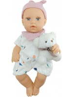 Кукла Moni Toys - С розова шапка и аксесоари, 30 cm 