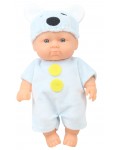 Кукла Moni Toys - Със син костюм на мишле, 20 cm