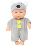 Кукла Moni Toys - Със сив костюм на мишле, 20 cm