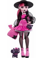Кукла Monster High - Дракулора, с домашен любимец и аксесоари, 27 cm