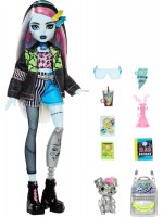 Кукла Monster High - Франки Щайн, с домашен любимец и аксесоари, 27 cm