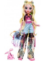 Кукла Monster High - Лагуна Блу, с домашен любимец и аксесоари, 29 cm