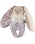 Кукла от плат Asi Dolls - Малкото зайче Оливия, с пролетно костюмче, 34 cm