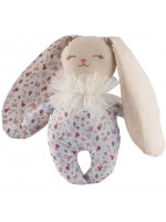Кукла от плат Asi Dolls - Малкото зайче Оливия, с пролетно костюмче, 34 cm