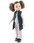 Кукла Paola Reina Amigas - Карол, с черна грейка и пухкав панталон, 32 cm