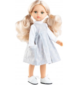 Кукла Paola Reina Las Amigas - Роза, с рокля на маргаритки, 32 cm