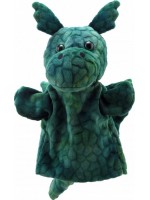 Кукла ръкавица The Puppet Company - Зелен дракон, 25 cm