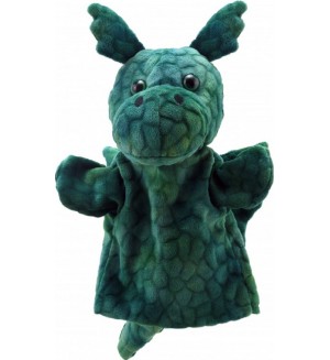 Кукла ръкавица The Puppet Company - Зелен дракон, 25 cm