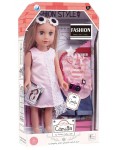 Кукла Raya Toys - Camilla, с дрехи и аксесоари, 44 cm