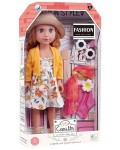 Кукла с дрехи и аксесоари Raya Toys - Camilla, 44 cm