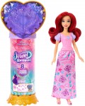Кукла с изнeнада Disney Princess Jewel Reveal - Ariel, с аксесоари, 31 cm