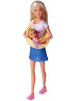 Кукла Simba Toys Steffi Love - Стефи с раница за бебе