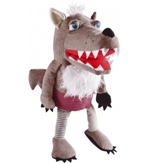 Кукла за куклен театър Haba - Вълк, 28 cm