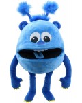 Кукла за театър The Puppet Company - Baby Monster, синя, 35 cm